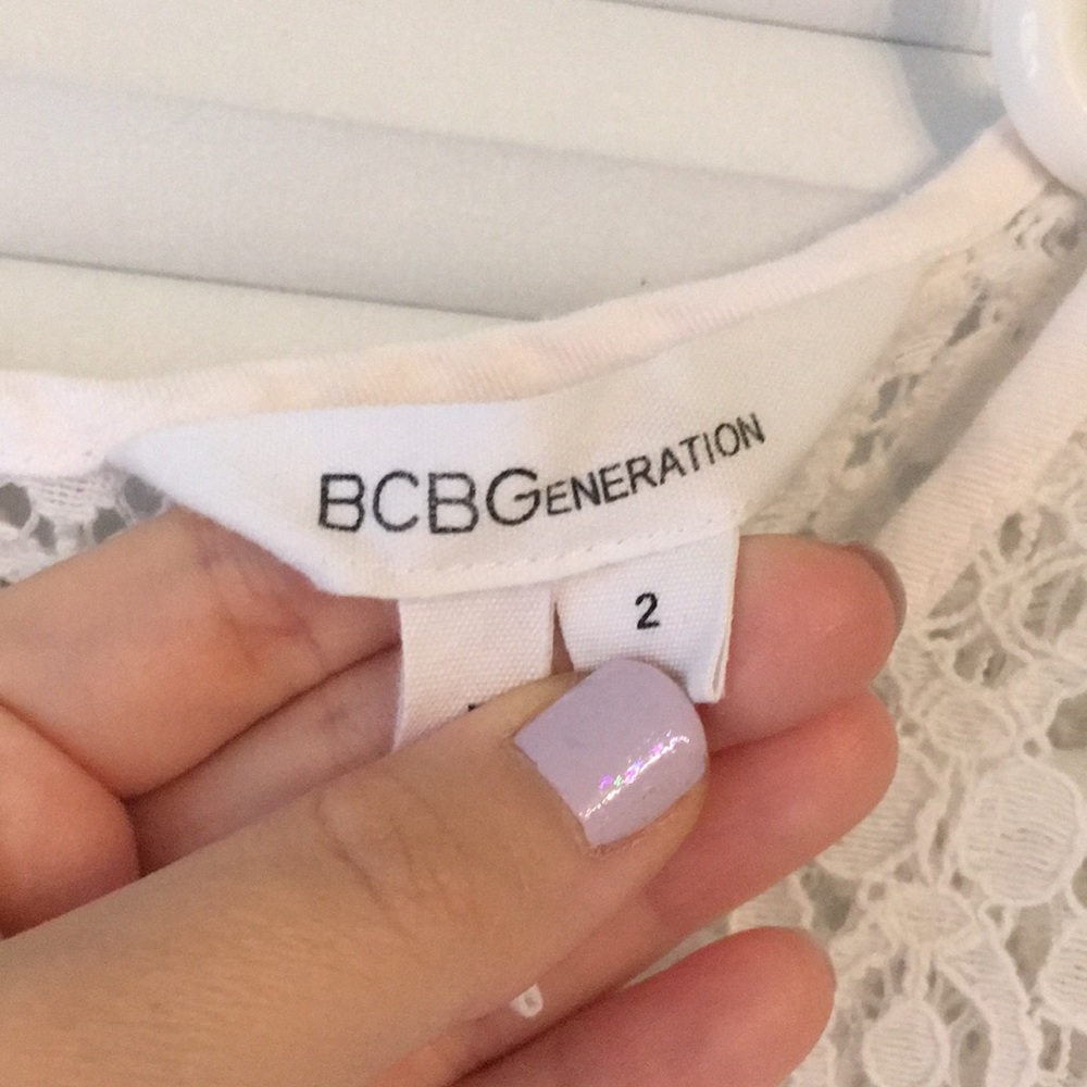 BCBGeneration White Lace Dress - Picture 5 of 5